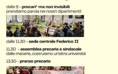 12 MAGGIO: PROTESTA CONTRO IL PRECARIATO DELL’UNIVERSITÀ