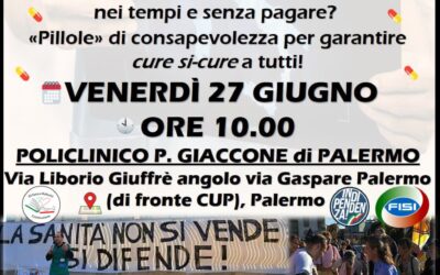 PALERMO 27 GIUGNO: OPERAZIONE CURE SI-CURE