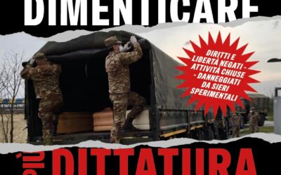 DITTATURA SANITARIA: FIACCOLATA PER NON DIMENTICARE