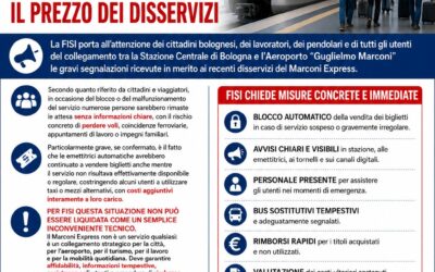 MARCONI EXPRESS: CITTADINI E UTENTI NON POSSONO PAGARE IL PREZZO DEI DISSERVIZI
