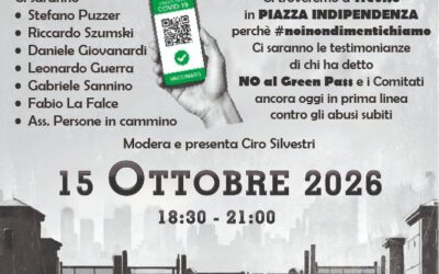 TREVISO 15 ottobre 2026: IL GIORNO DELLA VERGOGNA